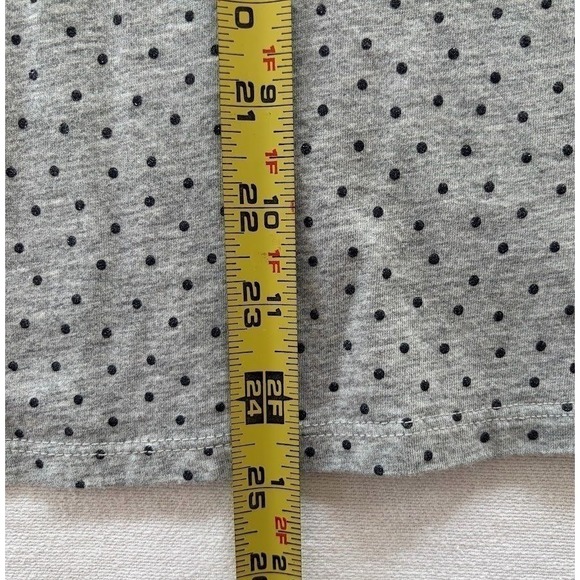 Boden Grey Black Metallic Polka Dot Long Sleeve Top Tunic Women's Size M Swing - Picture 10 of 10